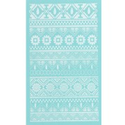 Serigrafía para arcilla polimérica 80x140 mm - Motivo étnico x1