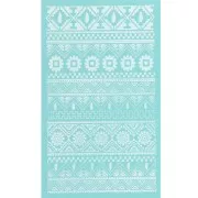 Serigrafía para arcilla polimérica 80x140 mm - Motivo étnico x1