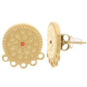 Clavos de araña redondos de 15 mm y óxido de circonio - Acero inoxidable Dorado 304L x2|raw }}