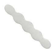 Para moldear y personalizar 33,5x6 mm - Plata 925 x1