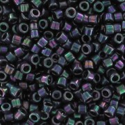 Miyuki Delica 11/0 DB1001 - Metallic Plum Emerald Gold Iris x8g