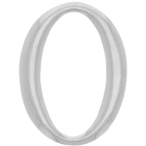 Eslabón oval calado 20x15 mm - Rodio x1
