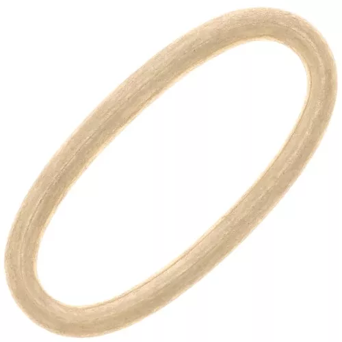 Entrepieza de eslabón oval calado 40,5x20 mm - Dorado vintage x1