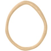 Colgante oval irregular 47x39 mm - Dorado vintage x1|raw }}