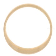 Colgante círculo diseño hueco 41 mm - Dorado vintage x1|raw }}