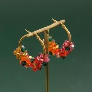 Cuentas tupis Preciosa - Rondelle Bead 5 mm - Jacinto AB x12