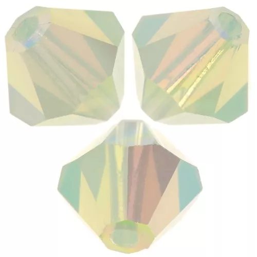Preciosa rondelle beads - Bead rondelle 5 mm - Chrysolite Opal AB x12