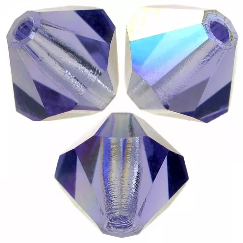Preciosa Rondelle Beads - Rondelle Bead 5 mm - Tanzanita AB x12