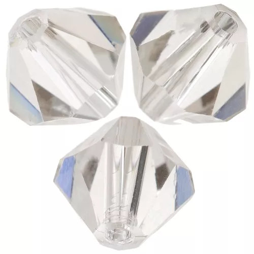 Preciosa Bicones - Cuenta rondelle 5 mm - Crystal Velvet x12
