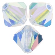 Preciosa seed beads - Bead rondelle 6 mm - Light Sapphire AB x12|raw }}