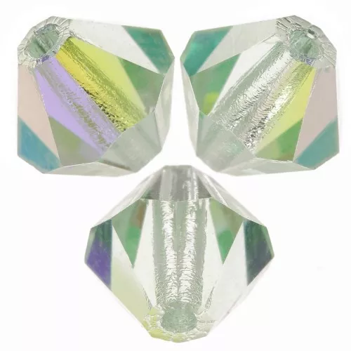 Preciosa rondelle beads - Bead 6 mm - Chrysolite AB x12