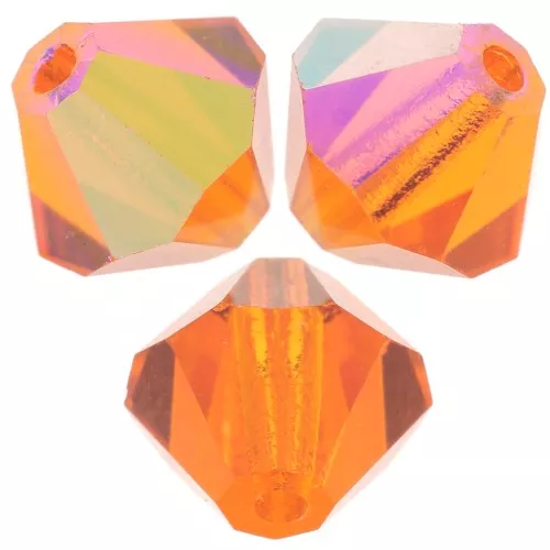 Cuentas tupis Preciosa - Arandella Bead 6 mm - Sun AB x12