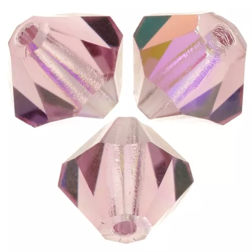 Cuentas tupis Preciosa - Arandella Bead 6 mm - Light Amethyst AB x12