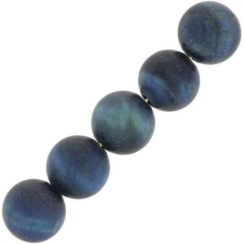 Cuenta redonda 8,5mm piedras preciosas Ojo de Halcón esmerilado x10