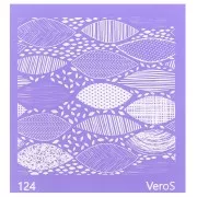 Silk Screen VeroS para arcilla polimérica 90x90 mm - Multisheet pattern n°124 x1