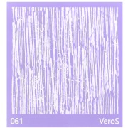 Silk Screen VeroS para arcilla polimérica 90x90 mm - Motivo líneas abstractas n°061 x1