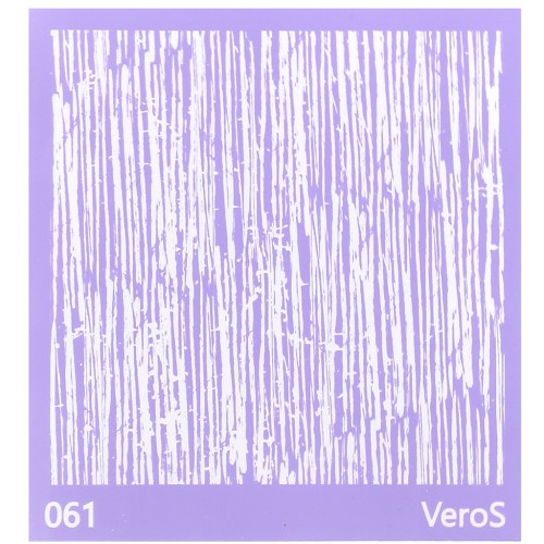 Silk Screen VeroS para arcilla polimérica 90x90 mm - Motivo líneas abstractas n°061 x1