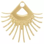 Colgante étnico de 20 mm - Acero inoxidable dorado 304L x1