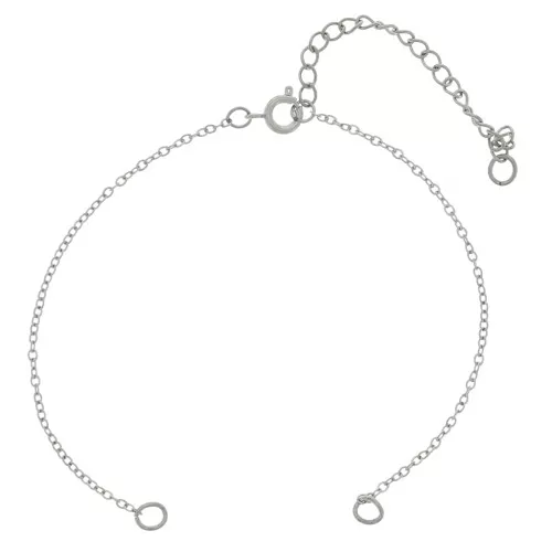 Pulsera eslabón de malla 1,3 mm para entrepieza - acero inoxidable 304L x16cm