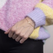 Pulsera eslabón de malla 1,3 mm para entrepieza - acero inoxidable 304L x16cm