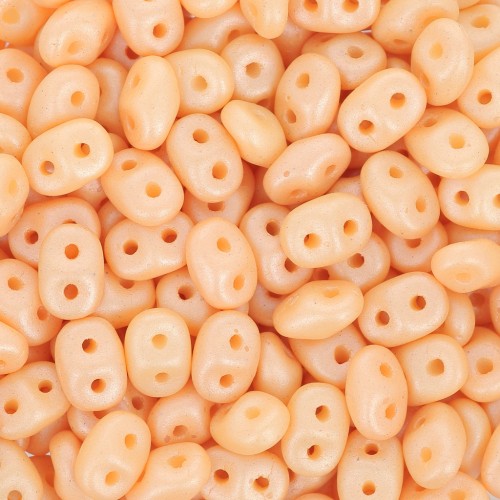 SuperDuo 2,5x5 mm - Polvo Naranja Pastel x10g