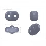 SuperDuo 2,5x5 mm - Rosa pastel empolvado x10g