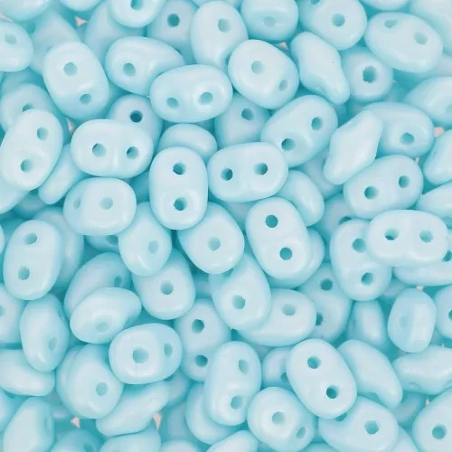 SuperDuo 2,5x5 mm - Polvo Turquesa Pastel x10g