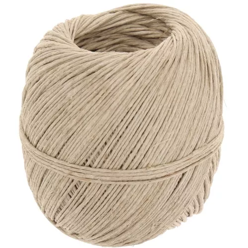 Bobina de hilo de cáñamo de 1 mm - Natural x120m