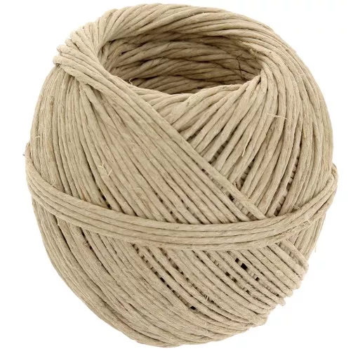 Bobina de hilo de cáñamo 1,3 mm - Natural x50m
