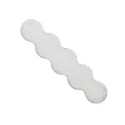 Para dar forma y personalizar 23,5x6 mm - Plata 925 x1