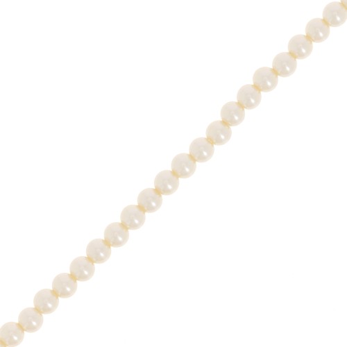 Cuentas de perlas Aurora 5810 3 mm - Crystal Cream Pearl x61cm
