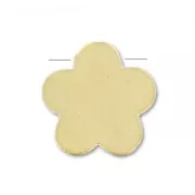 Cuenta Fleur de 8,5 mm - Dorado con oro fino satinado x1