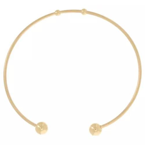 Pulsera grande de cuentas de 64 mm - Acero inoxidable dorado 304 x1