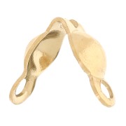 Tapa de nudo de 3 mm con anillos cerrados - Acero inoxidable 304L Gold x4|raw }}