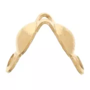 Tapa de nudo de 3 mm con anillos cerrados - Acero inoxidable 304L Gold x4