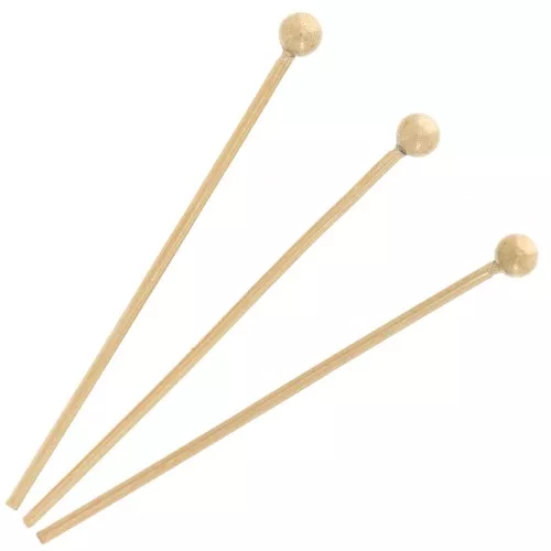 Clavos de cabeza esférica 25x0,7 mm - Acero inoxidable dorado 304 x100