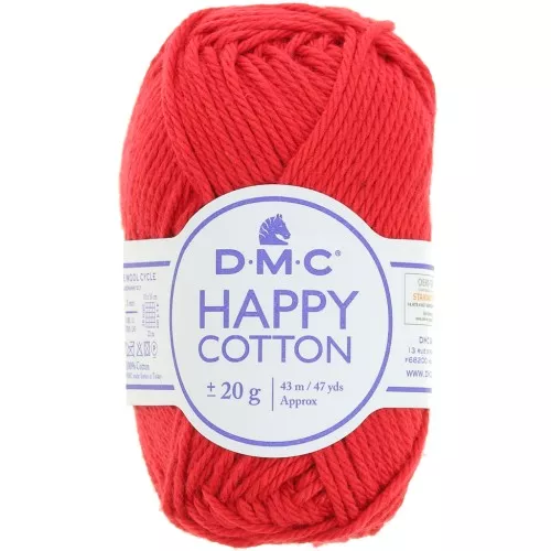 Happy Cotton DMC - especial amigurumi - Rojo (n°789) x43m