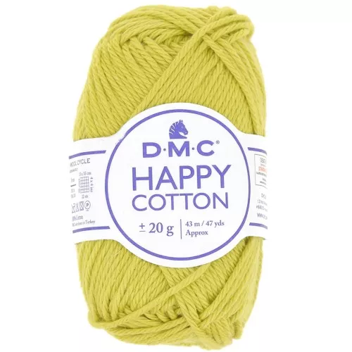 Happy Cotton DMC - amigurumi especial - Verde lima (n°752) x43m
