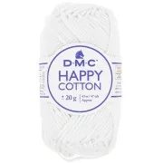 Happy Cotton DMC - especial amigurumi - Blanco (n°762) x43m