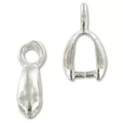 Enganches para colgante 11 mm plateado x4