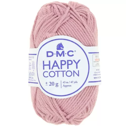 Happy Cotton DMC - especial amigurumi - Rosa viejo (n°768) x43m