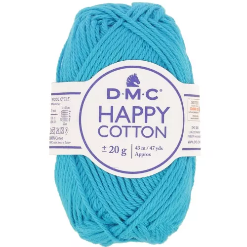 Happy Cotton DMC - amigurumi especial - Azul celeste (n°786) x43m