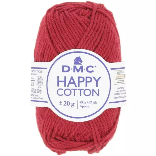 Happy Cotton DMC - especial amigurumi - Rojo oscuro (n°791) x43m