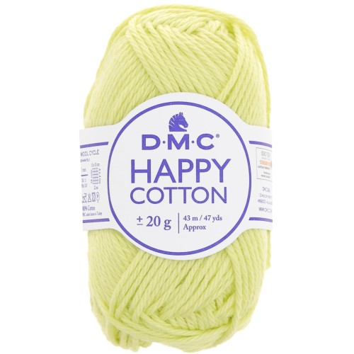 Happy Cotton DMC - amigurumi especial - Verde anís (n°778) x43m