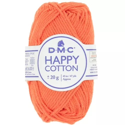 Happy Cotton DMC - especial amigurumi - Naranja oscuro (n°753) x43m