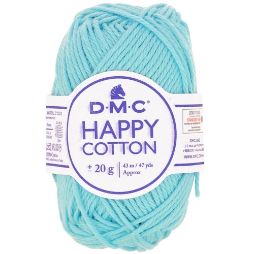 Happy Cotton DMC - amigurumi especial - Azul claro (n°785) x43m