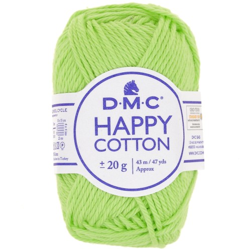 Happy Cotton DMC - amigurumi especial - Verde claro (n°779) x43m