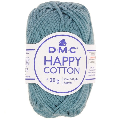 Happy Cotton DMC - especial amigurumi - Azul desteñido (n°750) x43m