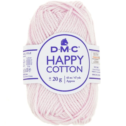 Happy Cotton DMC - especial amigurumi - Rosa empolvado (n°766) x43m