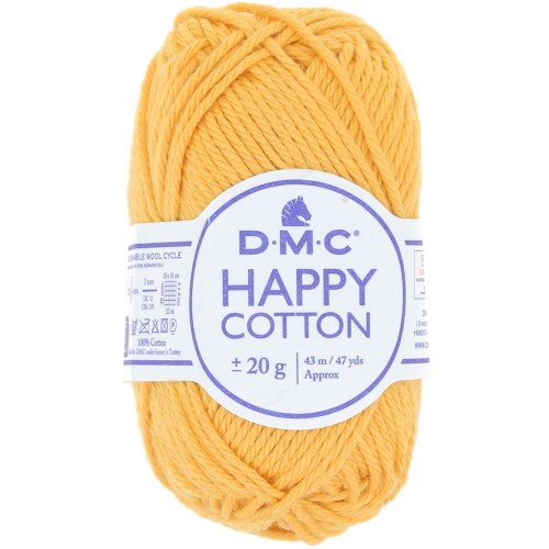 Happy Cotton DMC - especial amigurumi - Amarillo oscuro (n°794) x43m